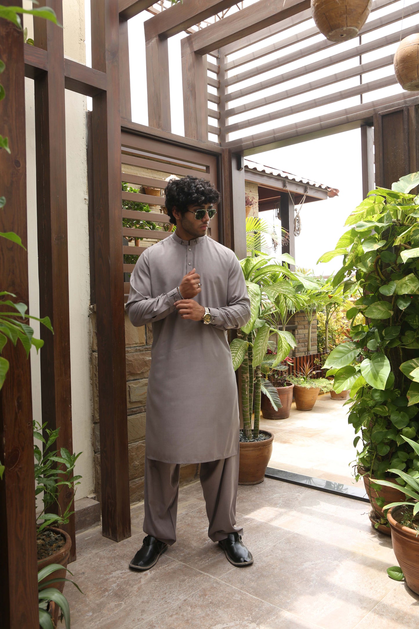 Stone Grey Shalwar Kameez-GS(SK)001: