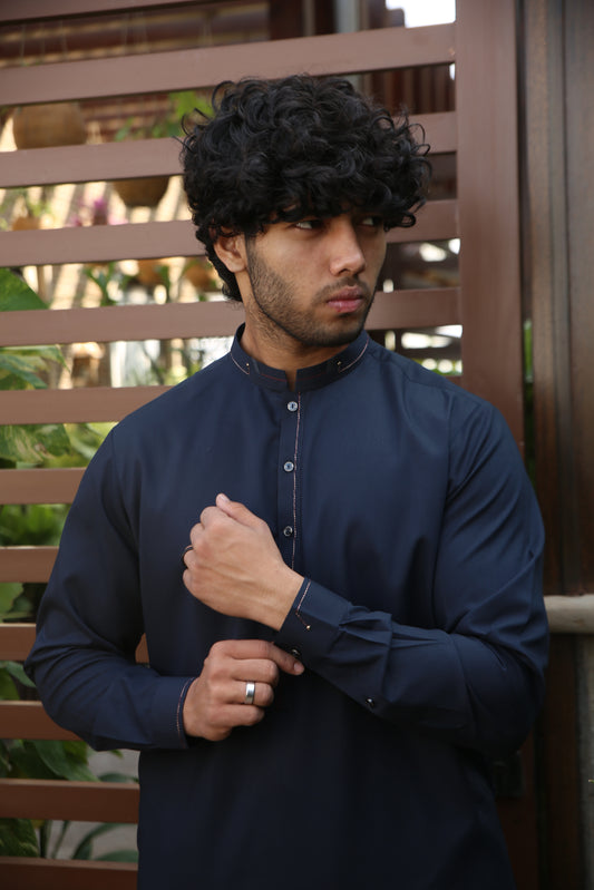 Charcoal Grey Shalwar Kameez-CG(SK)001