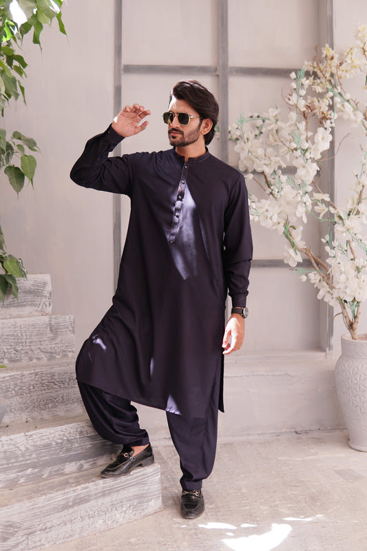 Navy Blue Shalwar Kameez NB(SK)001