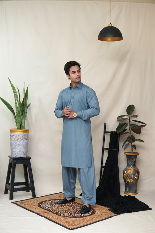 Lake Teal Shalwar Kameez-LT(SK)001