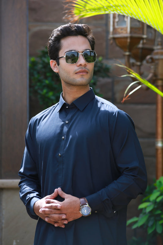 Navy Blue Kurta Trouser-NB(KT)001